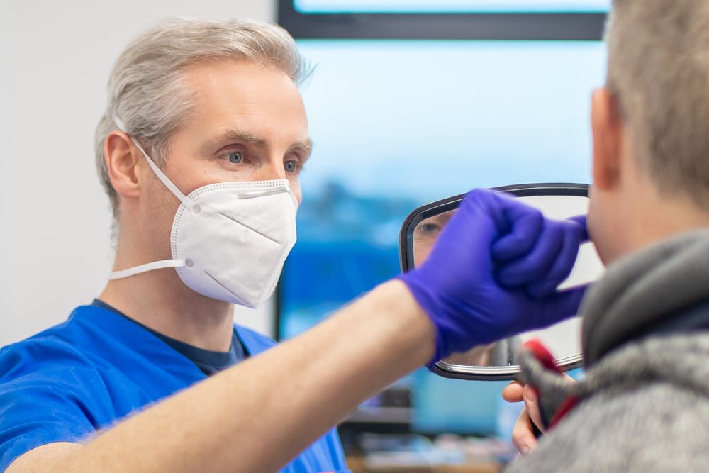Dr. Peter Doherty in surgery at 3Dental